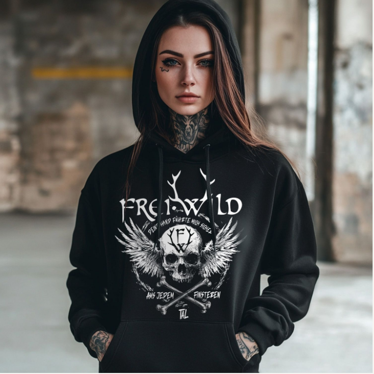 Frei.Wild - Skull Engel, Girl-Kapu